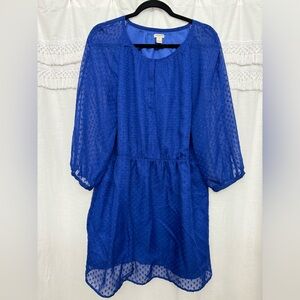 J. Crew Royal Blue Dress